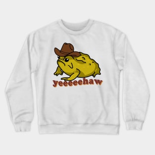 Yeehaw Frog Crewneck Sweatshirt